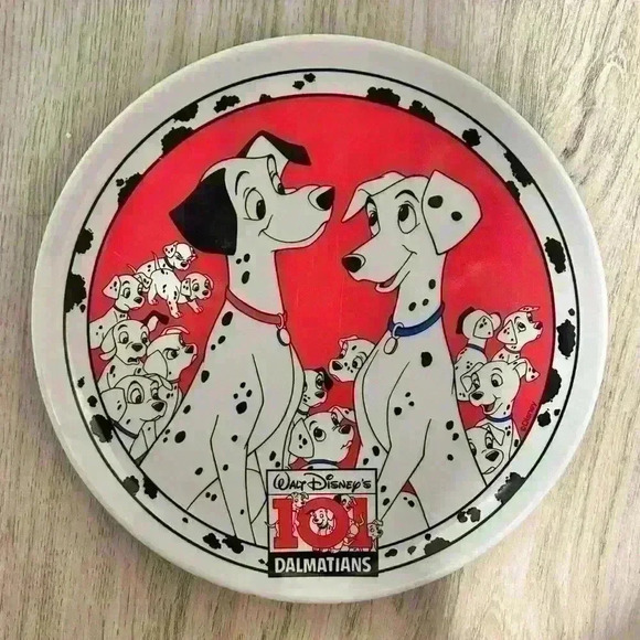 Vintage 90's Walt Disney 101 Dalmatians 8” Plate ZAK Designs Plastic Kids - Picture 1 of 4